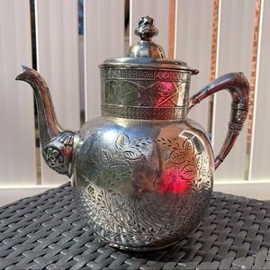 Vintage Derby Silver Co. Tea Pot